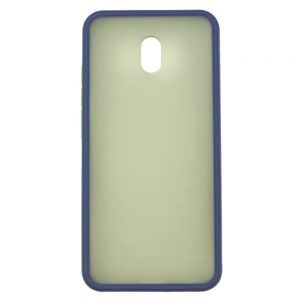 Чохол матовий силікон + бампер для Xiaomi Redmi 8a Синій