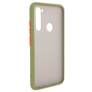 Чохол матовий силікон + бампер для Xiaomi Redmi Note 8 Зелений