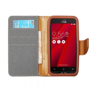 Чохол книжка Goospery Universal Canvas Diary 5.5" Сірий
