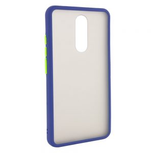 Чохол матовий силікон + бампер для Xiaomi Redmi 8 Синій