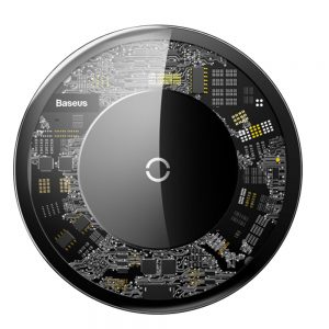Бездротовий зарядний пристрій Baseus Simple Wireless Charger (CCALL-AJK01) Кристал