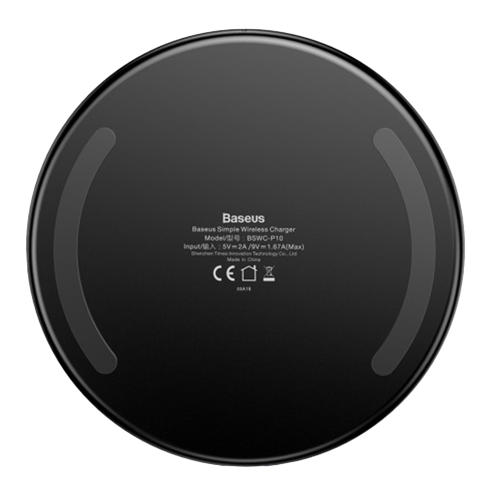 Бездротовий зарядний пристрій Baseus Simple Wireless Charger (CCALL-AJK01) Кристал - Зображення 2