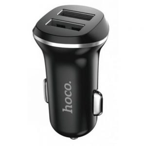 Автомобільний зарядний пристрій Hoco Z1 (2USB/2.1A) Чорний