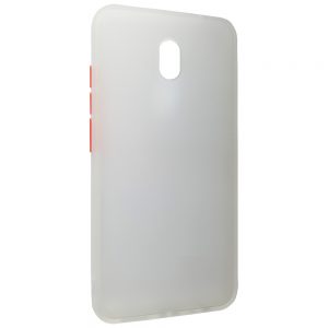 Чохол матовий силікон + бампер для Xiaomi Redmi 8a Білий
