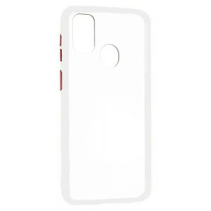 Чохол матовий силікон + бампер для Samsung M30S (M307) Білий