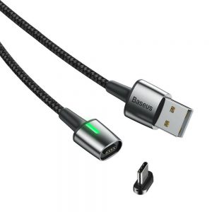 Кабель Baseus Glimmer Series USB to Type-C 100W 1m Синій