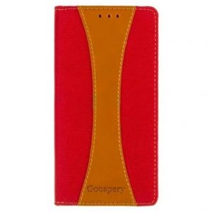 Чохол книжка Goospery Canvas для Xiaomi Redmi Note 5a Prime Червоний