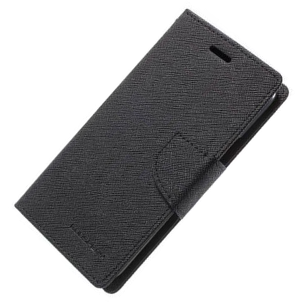 Чохол книжка Goospery Canvas для Meizu M6 Note Чорний - Зображення 4