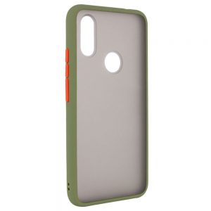 Чохол матовий силікон + бампер для Xiaomi Redmi Note 7 Зелений