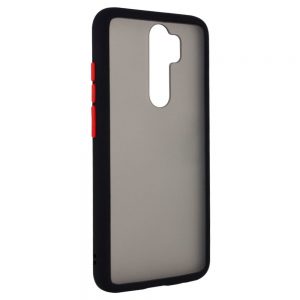 Чохол матовий силікон + бампер для Xiaomi Redmi Note 8 Pro Чорний/Ring