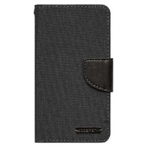 Чохол книжка Goospery Universal Canvas Diary  5.5" Чорний