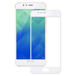 Захисне скло для MEIZU M5 Note Full Glue (0.25 мм, 2.5D, білий) Люкс