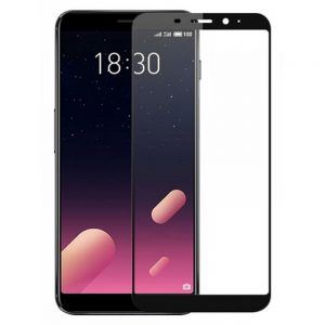 Захисне скло для MEIZU M6s Full Glue (0.25 мм, 2.5D, чорний) Люкс