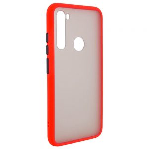 Чохол матовий силікон + бампер для Xiaomi Redmi Note 8 Червоний