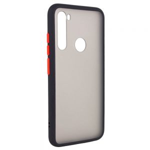 Чохол матовий силікон + бампер для Xiaomi Redmi Note 8 Чорний