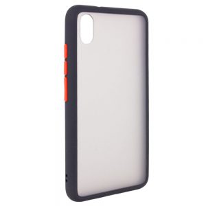 Чохол матовий силікон + бампер для Xiaomi Redmi 7a Чорний