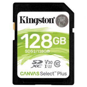 Карта пам'яті Kingston Canvas Select Plus microSDXC 128Gb class 10 А1 (R-100MB/s) (adapter SD)