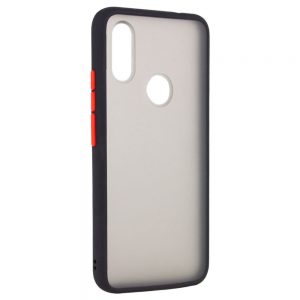 Чохол матовий силікон + бампер для Xiaomi Redmi Note 7 Чорний