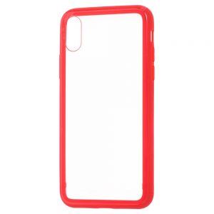 Чохол матовий силікон + бампер для iPhone X/XS Червоний
