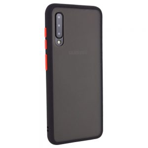 Чохол матовий силікон + бампер для Samsung A30S/ A50 (A307/ A505) Чорний