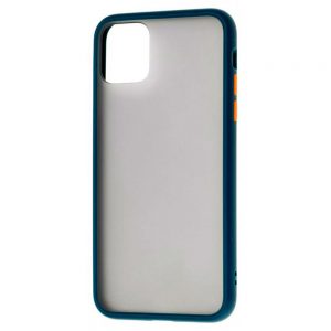 Чохол матовий силікон + бампер для iPhone 11 Синій