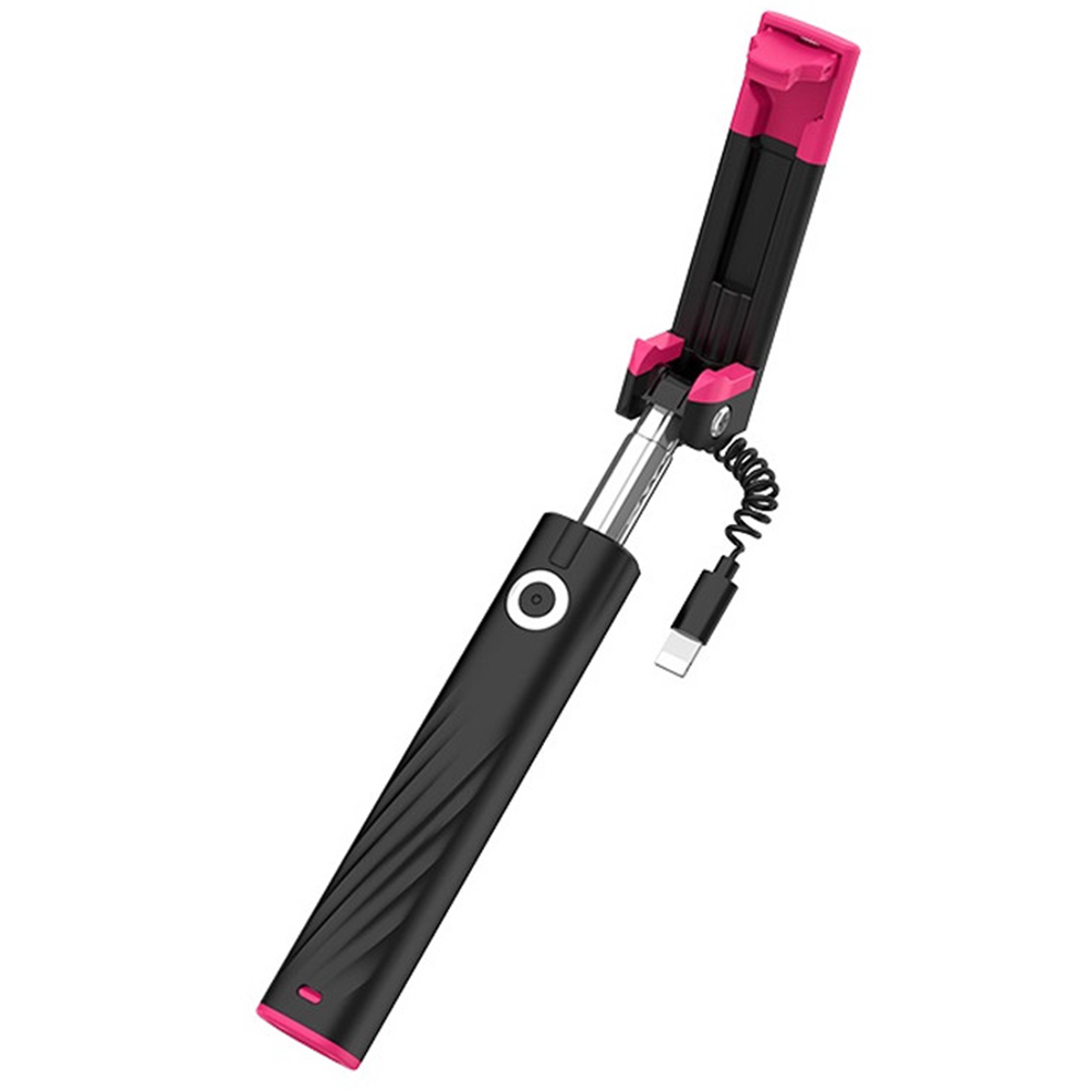 Монопод для селфі Hoco K8 Starry Lightning Connect Чорний - Зображення 2