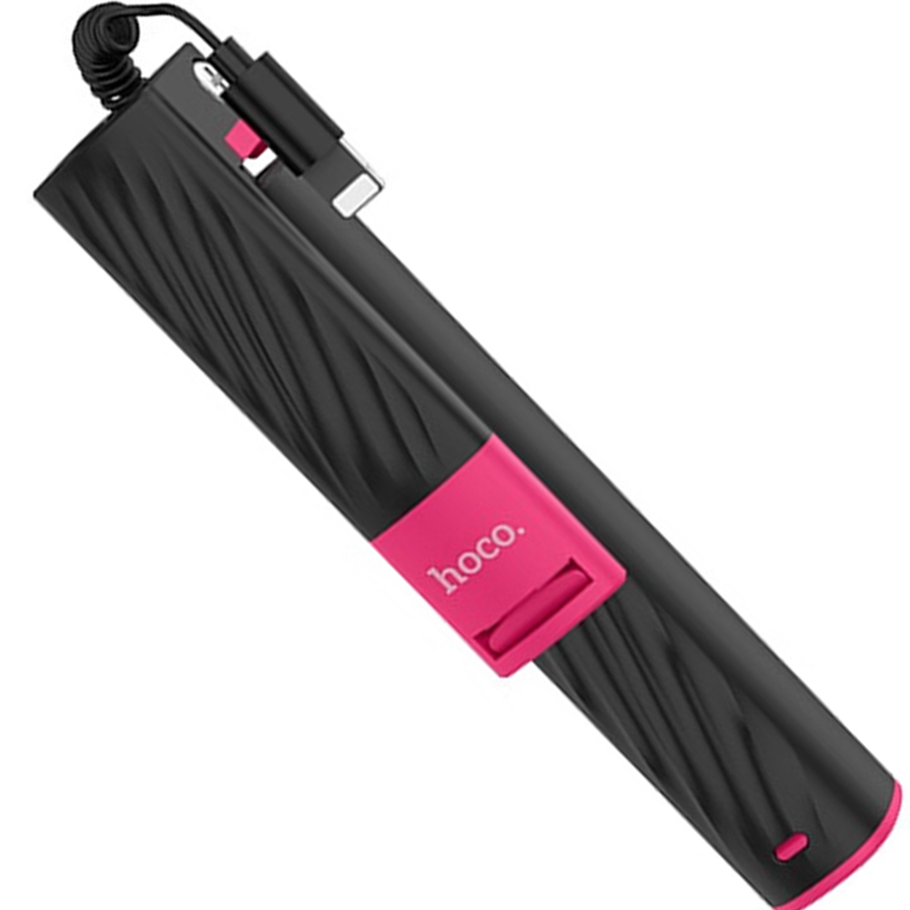 Монопод для селфі Hoco K8 Starry Lightning Connect Чорний - Зображення 3