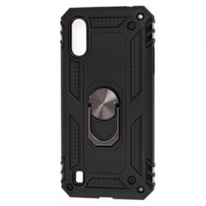 Чохол ударостійкий Serge Ring для Samsung A015 (A01) Чорний
