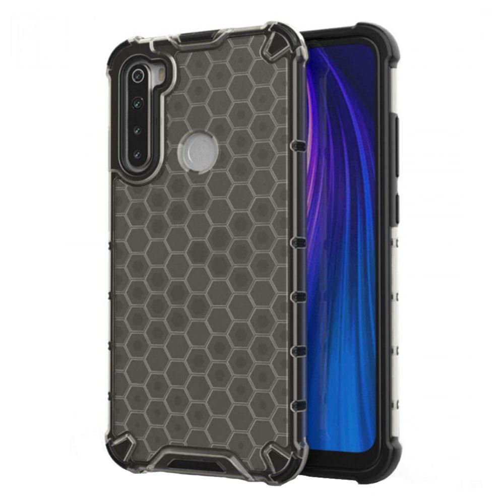 Чохол ударостійкий Crashproof Honeycomb для Xiaomi Redmi Note 8 (Чорний)