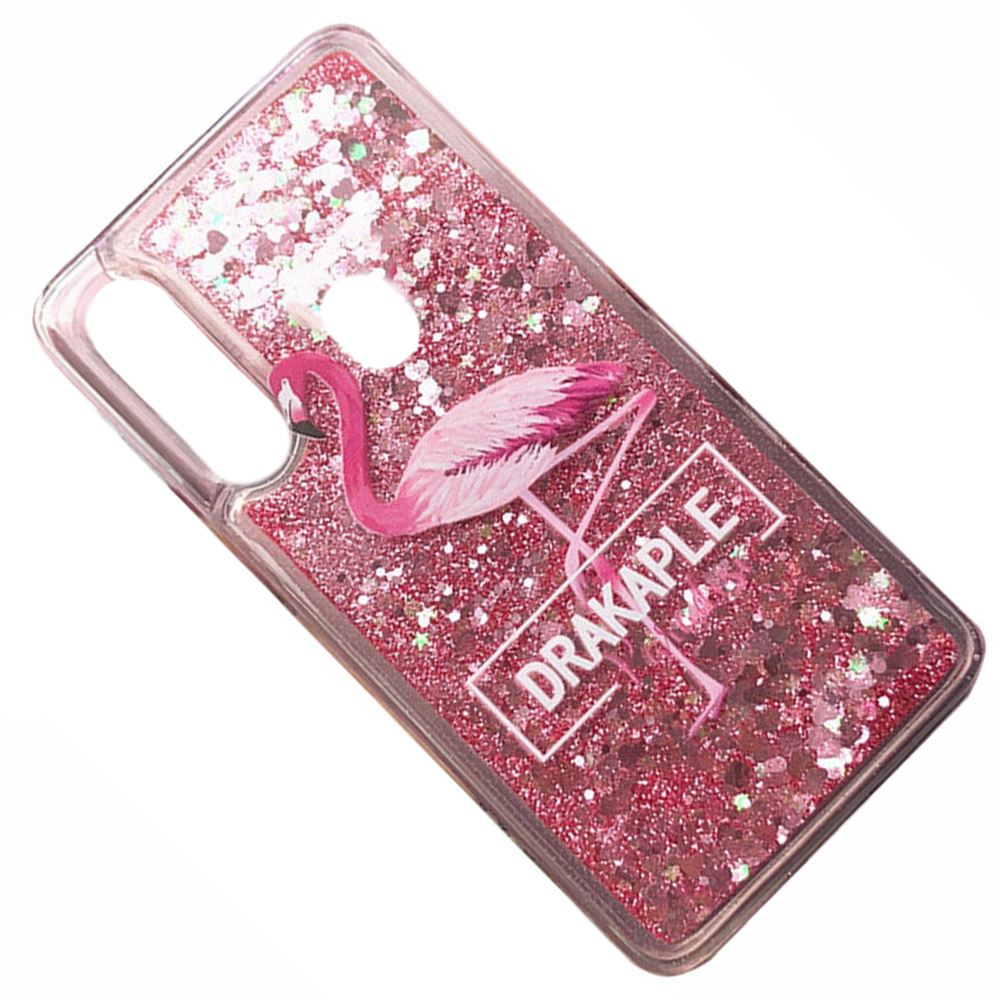 Чохол Lively Glitters для Samsung A20s A207 Фламінго ДРАКАПЛ - Зображення 3