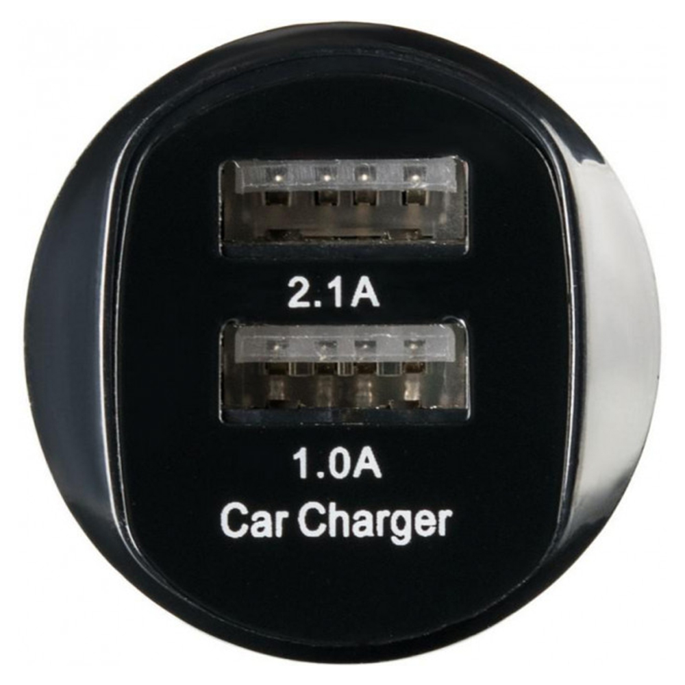 Автомобільний зарядний пристрій Optima Turbo (2USB/ 2.1A+1A) Чорний - Зображення 3