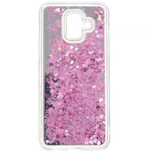 Чохол Lively Glitters для Samsung G960 (S9) Рожеве Серце