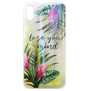 Чохол Lively Glitters для iPhone X/XS Квіти весняні