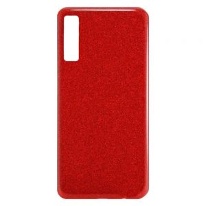 Чохол Remax Glitter Silicone для Samsung A750 (A7-2018) Червоний