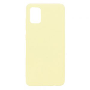 Чохол Original Silicone для Samsung A315 (A31) Жовтий