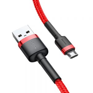 Кабель Baseus Cafule USB Lightning 2A 3m Червоний
