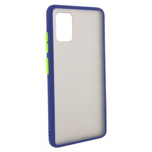 Чохол матовий силікон + бампер для Samsung A51 (A515) Синій