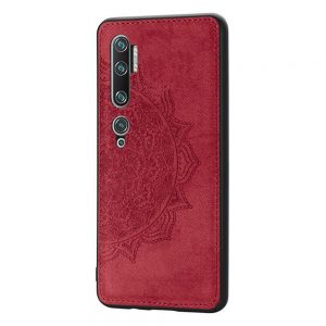 Чохол TPU+Textile Mandala з 3D тисненням для Xiaomi Mi Note 10 / Note 10 Pro / Mi CC9 Pro Червоний