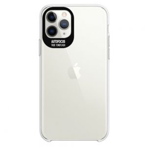 Чохол TPU Epic clear flash для Apple iPhone 11 Pro (5.8") (Прозорий  / Чорний)