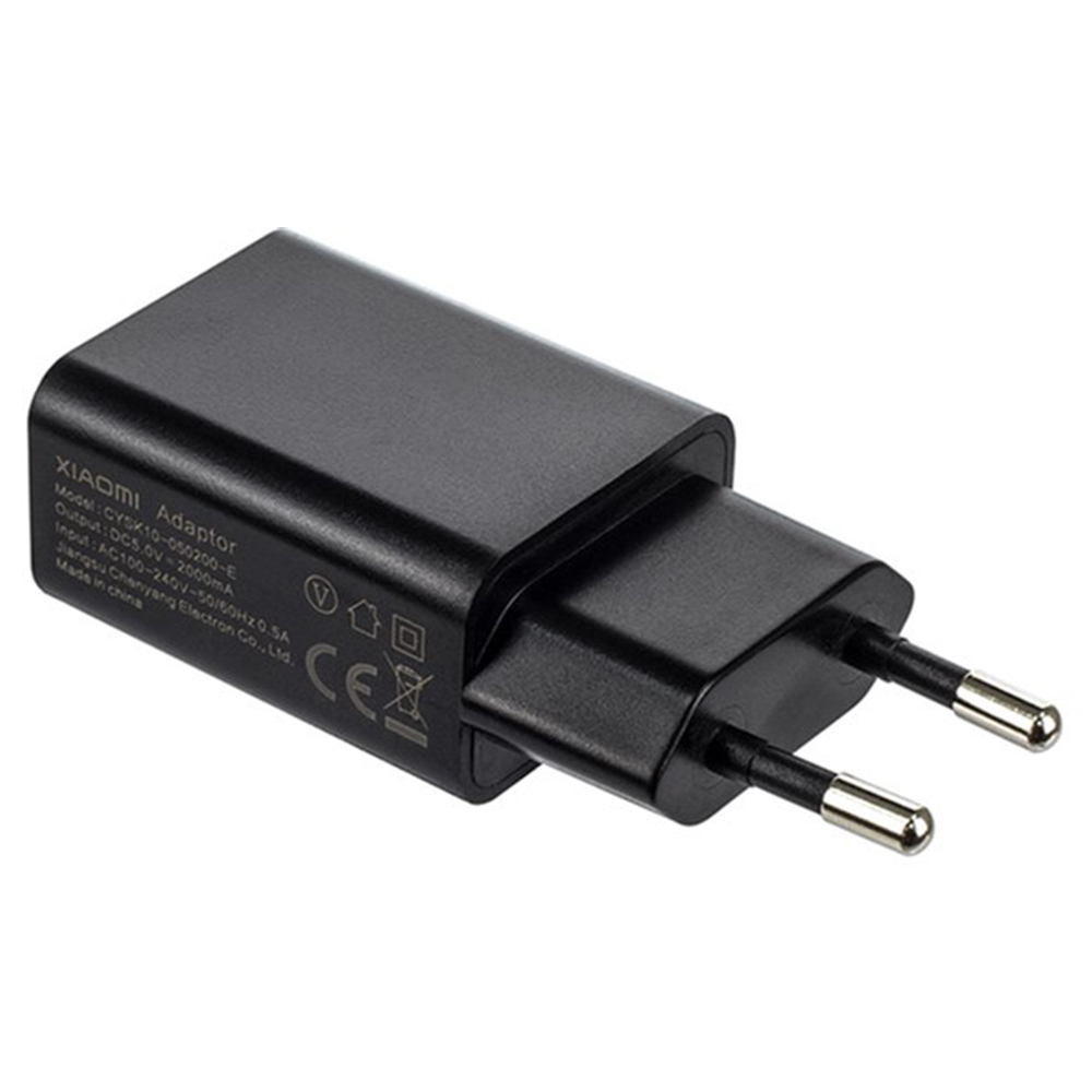 Мережевий зарядний пристрій Xiaomi Home Charger USB 5V 2A Чорний - Зображення 2