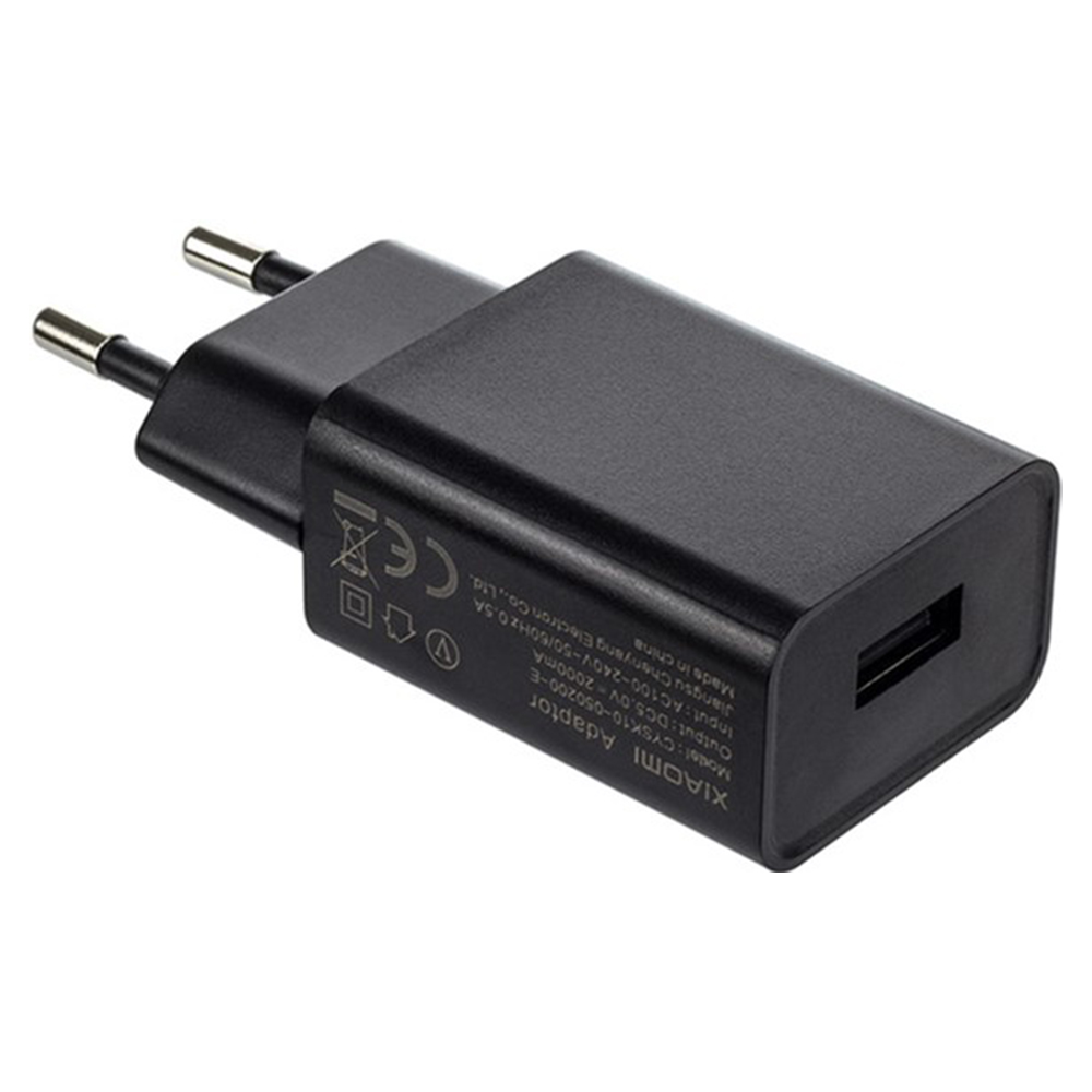 Мережевий зарядний пристрій Xiaomi Home Charger USB 5V 2A Чорний