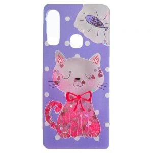 Чохол Lively Glitters для Samsung A20 A205 / A30 A305 Кіт