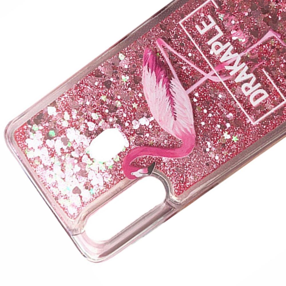 Чохол Lively Glitters для Samsung A20s A207 Фламінго ДРАКАПЛ - Зображення 4
