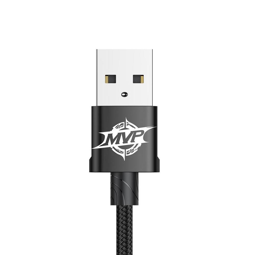 Кабель Baseus MVP Elbow Type USB для IP 2A 1м Чорний - Зображення 2
