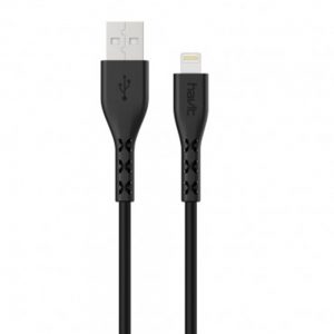 Кабель USB Havit HV-H66 Lihgtning 1м Чорний