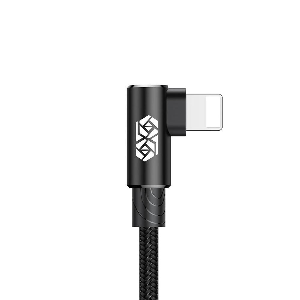 Кабель Baseus MVP Elbow Type USB для IP 2A 1м Чорний - Зображення 3