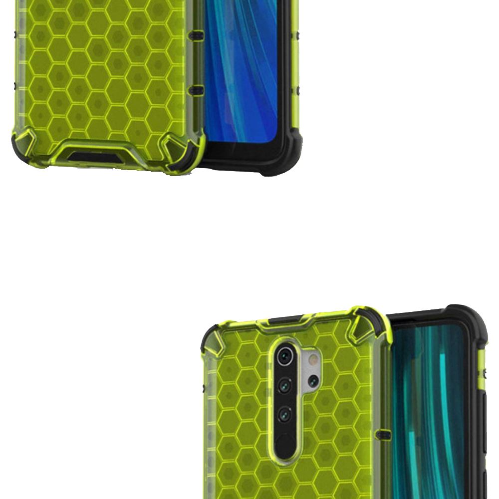 Чохол ударостійкий Crashproof Honeycomb для Xiaomi Redmi Note 8 Pro (Зелений) - Зображення 2