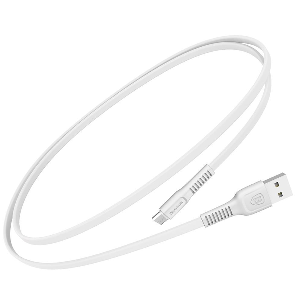 Кабель Baseus Tough Series для Micro 2A 1m Білий - Зображення 2