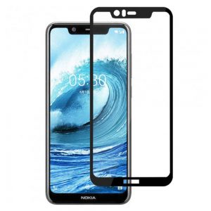 Захисне скло для NOKIA 7 Full Glue (0.3 мм, 2.5D, чорний)