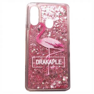 Чохол Lively Glitters для Samsung A20 A205 / A30 A305 Фламінго ДРАКАПЛ